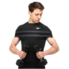 Резинка тканинна для вправ стрічка опору регульована Ezous Adjustable Hip Band 600-800х80 мм, чорний, код: K-01