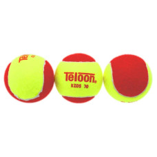 М"яч для великого тенісу Teloon Kids 70, 48 шт, червоно-салатовий, код: Stage-3