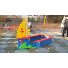 Пісочний двір InterAtletika Човник 2066х948х1392 мм, код: TE318-SM