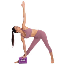 Блок для йоги FitGo 230х150х75 мм рожевий, код: FI-5163_P