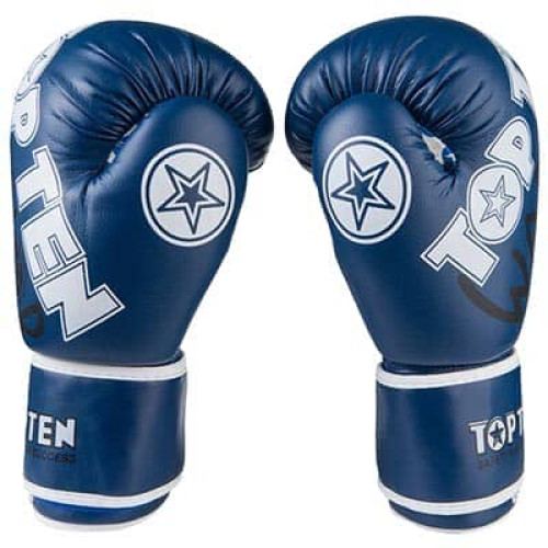 Боксерські рукавички TopTen Warrior 6oz, синій, код: TTW-6B-WS
