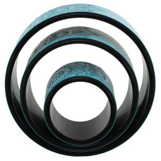 Колесо для йоги набір FitGo Fit Wheel Yoga, набір 3 шт, синій, код: FI-0086_BL