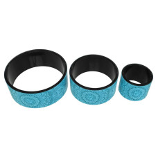 Колесо для йоги набір FitGo Fit Wheel Yoga, набір 3 шт, синій, код: FI-0086_BL