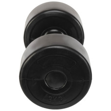 Гантель для фітнесу Zelart з PE покриттям 1х3 кг, чорний, код: TA-4759-3
