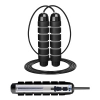 Скакалка швидкісна для кросфіту Cornix Speed Rope Classic з обтяженням, чорний-червоний, код: XR-0354