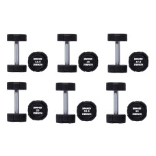 Гантельний ряд Hammer Strength TPU 12.5-25 кг (6 пар), 225 кг, код: 523476-AX