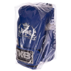 Рукавички боксерські Top King шкіряні L, синій, код: TKBGKC_L_BL-S52