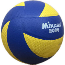 М"яч волейбольний Mikasa 2026 PU №5 (Replika), жовто-синій, код: MVA300PU-Y-WS