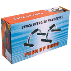 Опори для віджимання SP-Sport Push-Up Bar 15x25 см металик, код: FI-3972-S52