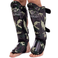 Захист гомілки та стопи для єдиноборств Top King Empower Camouflage M камуфляж сірий, код: TKSGEM-03_MGR-S52