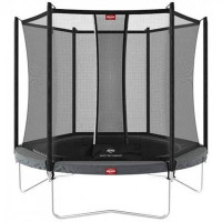 Батут із захисною сіткою Berg Favorit Grey + Safety Net Comfort 3800 мм, код: 35.12.94.00