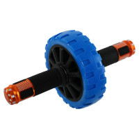 Колесо для пресу одинарне FitGo 14 см, синій, код: FI-0285_BL