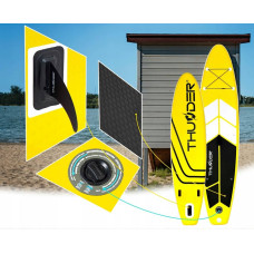 Надувна SUP дошка Thunder Coast з веслом 3200х760х150 мм, жовтий, код: SUP-COAST-YELLOW