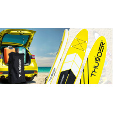 Надувна SUP дошка Thunder Coast з веслом 3200х760х150 мм, жовтий, код: SUP-COAST-YELLOW