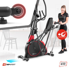 Орбітрек електромагнітний Hop-Sport HS-095CF Prizm чорний,код: 5902308219403