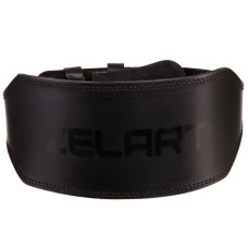 Пояс атлетичний шкіряний Zelart M, довжина 110 см, чорний, код: VL-3341_M