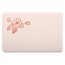 Блок для йоги двокольоровий Bloom Yoga Brick 230x150 мм, коричневий-білий, код: LB7041-S52
