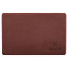 Блок для йоги двокольоровий Bloom Yoga Brick 230x150 мм, коричневий-білий, код: LB7041-S52