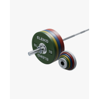 Комплект штанги Eleiko Performance - 190 кг, чоловічий, кольоровий, код: BD-1-511-FH
