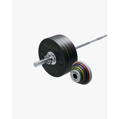 Комплект штанги Eleiko Performance - 190 кг, чоловічий, чорний, код: BD-1-510-FH