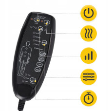 Масажна накидка 4Fizjo Pro з підігрівом Black, код: P-5905973404082