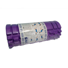 Масажний валик класичний SNS EVAJD2-33-purple 33 см, фіолетовий, код: 12394-SNS