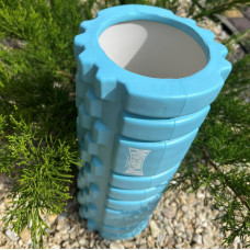 Масажний ролик (роллер) PowerPlay Massage Roller 330х140 мм, синій, код: PP_4025_Blue