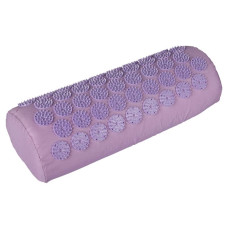 Килимок акупунктурний з валиком SportVida Аплікатор Кузнєцова 1300x500х25 мм, Purple/Purple, код: SV-HK0411