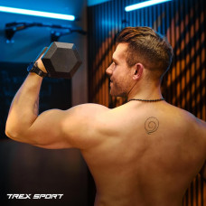 Гантеля шестигранна прогумована TX-025RD Trex Sport 2,5кг, код: 5902308232228