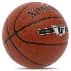 М'яч баскетбольний Composite Leather Spalding TF Silver №7, помаранчевий, код: 76859Y-S52