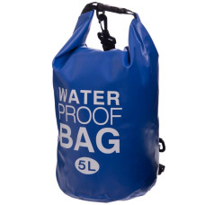 Водонепроникний гермомішок SP-Sport Waterproof Bag 5л синій, код: TY-6878-5_BL-S52