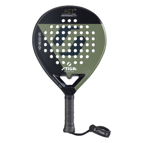 Ракетка для падел тенісу Stiga Racket ACT Black/Olive Green (2202-0919-01), код: 931518-SVA