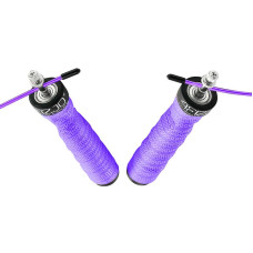 Скакалка швидкісна для кросфіту 4FIZJO Speed Rope PRO+ 300 см, Violet, код: P-5907739313188
