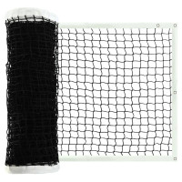 Сітка для великого тенісу PlayGame Tennis net 12,8x1,08 м, товщина 5 мм, чорний-білий, код: C-8618