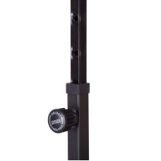 Фітнес батут восьмикутний FitGo 122см чорний-оранжевий, код: FI-2904-122-S52