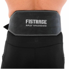 Пояс атлетичний шкіряний Fistrage M, сірий, код: VL-4722_M