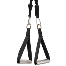 Ручки для тяги рукоятки для тренажерів Record Aluminum Handles 2шт, чорний, код: FI-4770