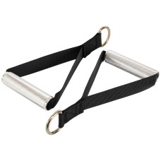 Ручки для тяги рукоятки для тренажерів Record Aluminum Handles 2шт, чорний, код: FI-4770