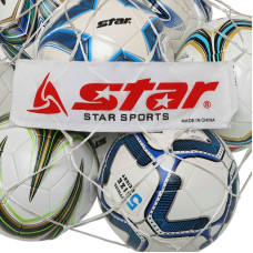 Сітка для м'ячів Star на 10 м'ячів, білий, код: ST920-S52
