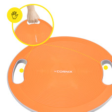 Балансувальна платформа Cornix кругла, пластикова Orange/Grey, код: XR-0444