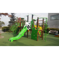Ігровий комплекс InterAtletika Панда-М, 8450х8169х3132 мм, код: T907М-SM
