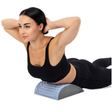 Мат для преса подушка під поперек масажна Абмат FitGo Ab Mat 350х240х90 мм, блакитний, код: FI-0892_N