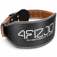 Пояс для важкої атлетики 4Fizjo шкіряний, розмір S, чорний, код: P-5905973404297