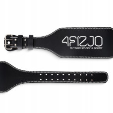Пояс для важкої атлетики 4Fizjo шкіряний, розмір S, чорний, код: P-5905973404297
