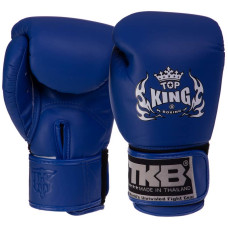 Рукавички боксерські Top King шкіряні L, червоний, код: TKBGKC_L_R-S52