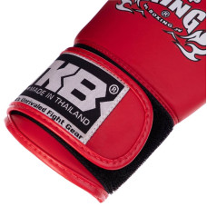 Рукавички боксерські Top King шкіряні L, червоний, код: TKBGKC_L_R-S52