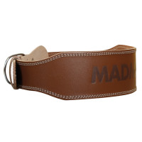 Пояс для важкої атлетики шкіряний MadMax Full leather XXL, коричневий, код: MFB-246_XXL
