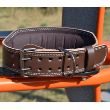 Пояс для важкої атлетики шкіряний MadMax Full leather XXL, коричневий, код: MFB-246_XXL
