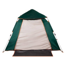 Намет тримісний з тентом для кемпінгу та туризму Camping сірий-зелений, код: SY-22ZP003