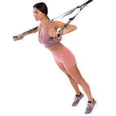 Петлі тренувальні FitGo Force Training Kit коричневий, код: FI-6423